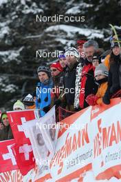13.12.2009, Davos, Switzerland (SUI): feature, spectators - FIS world cup cross-country, individual sprint, Davos (SUI). www.nordicfocus.com. © Hemmersbach/NordicFocus. Every downloaded picture is fee-liable.