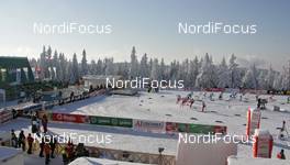 20.12.2009, Rogla, Slovenia (SLO): Venue, the stadium during competition - FIS world cup cross-country, 30km men, mass start, Rogla (SLO). www.nordicfocus.com. © Hemmersbach/NordicFocus. Every downloaded picture is fee-liable.