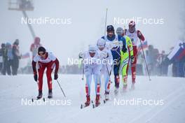 19.12.2009, Rogla, Slovenia (SLO): group, in front Lina Andersson (SWE), Madshus, Rottefella  - FIS world cup cross-country, individual sprint, Rogla (SLO). www.nordicfocus.com. © Hemmersbach/NordicFocus. Every downloaded picture is fee-liable.