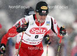 08.02.2009, Seefeld, Austria (AUT): Christoph Bieler (AUT), Atomic, Leki - FIS world cup nordic combined, individual gundersen HS100/10km, Seefeld (AUT). www.nordicfocus.com. © Furtner/NordicFocus. Every downloaded picture is fee-liable.