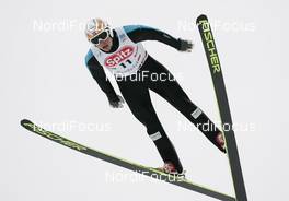 06.02.2009, Seefeld, Austria (AUT): Espen Rian (NOR), Fischer, Rottefella - FIS world cup nordic combined, provisional competition round ski jumping, Seefeld (AUT). www.nordicfocus.com. © Furtner/NordicFocus. Every downloaded picture is fee-liable.