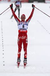 28.02.2009, Liberec, Czech Republic (CZE): Bill Demong (USA), Atomic  - FIS nordic world ski championships, nordic combined, individual gundersen LH HS134/10km, Liberec (CZE). www.nordicfocus.com. © Hemmersbach/NordicFocus. Every downloaded picture is fee-liable.