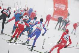 19.02.2009, Liberec, Czech Republic (CZE): group, feature - FIS nordic world ski championships, nordic combined, mass HS100/10km, Liberec (CZE). www.nordicfocus.com. © Domanski/NordicFocus. Every downloaded picture is fee-liable.