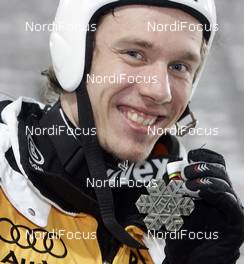 20.02.2009, Liberec, Czech Republic (CZE): Tino Edelmann (GER), silver medal - FIS nordic world ski championships, nordic combined, medals, Liberec (CZE). www.nordicfocus.com. © Furtner/NordicFocus. Every downloaded picture is fee-liable.
