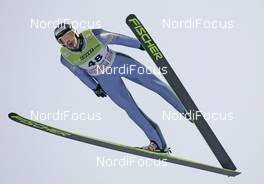 03.01.2009, Innsbruck, Austria (AUT): Emmanuel Chedal (FRA), Fischer - FIS world cup ski jumping, four hills tournament, individual HS130, Innsbruck (AUT). www.nordicfocus.com. © Furtner/NordicFocus. Every downloaded picture is fee-liable.
