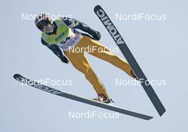 03.01.2009, Innsbruck, Austria (AUT): Matti Hautamaeki (FIN), Atomic - FIS world cup ski jumping, four hills tournament, individual HS130, Innsbruck (AUT). www.nordicfocus.com. © Furtner/NordicFocus. Every downloaded picture is fee-liable.