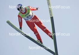 03.01.2009, Innsbruck, Austria (AUT): Anders Jacobsen (NOR), Fischer - FIS world cup ski jumping, four hills tournament, individual HS130, Innsbruck (AUT). www.nordicfocus.com. © Furtner/NordicFocus. Every downloaded picture is fee-liable.