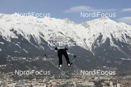 04.01.2009, Innsbruck, Austria (AUT): Yuta Watase (JPN), Elan - FIS world cup ski jumping, four hills tournament, individual HS130, Innsbruck (AUT). www.nordicfocus.com. © Furtner/NordicFocus. Every downloaded picture is fee-liable.