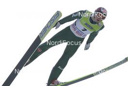 03.01.2009, Innsbruck, Austria (AUT): Pascal Bodmer (GER), Fischer - FIS world cup ski jumping, four hills tournament, individual HS130, Innsbruck (AUT). www.nordicfocus.com. © Furtner/NordicFocus. Every downloaded picture is fee-liable.