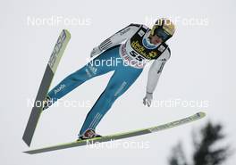 05.01.2009, Bischofshofen, Austria (AUT): Andreas Kuettel (SUI), Fischer, adidas - FIS world cup ski jumping, four hills tournament, Qualification individual HS140, Bischofshofen (AUT). www.nordicfocus.com. © Furtner/NordicFocus. Every downloaded picture is fee-liable.