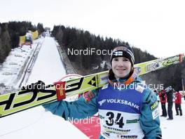 11.01.2009, Bad Mitterndorf, Austria (AUT): Harri Olli (FIN), Fischer - FIS world cup ski jumping, individual HS200, Bad Mitterndorf (AUT). www.nordicfocus.com. © Furtner/NordicFocus. Every downloaded picture is fee-liable.