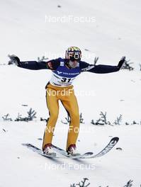 11.01.2009, Bad Mitterndorf, Austria (AUT): Matti Hautamaeki (FIN), Atomic - FIS world cup ski jumping, individual HS200, Bad Mitterndorf (AUT). www.nordicfocus.com. © Furtner/NordicFocus. Every downloaded picture is fee-liable.