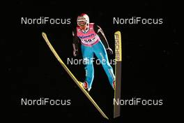 11.02.2009, Klingenthal, Germany (GER): Simon Ammann (SUI), Fischer, adidas - FIS world cup ski jumping, individual HS140, Klingenthal (GER). www.nordicfocus.com. © Lange/NordicFocus. Every downloaded picture is fee-liable.