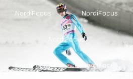 11.02.2009, Klingenthal, Germany (GER): Matti Hautamaeki (FIN), Atomic  - FIS world cup ski jumping, individual HS140, Klingenthal (GER). www.nordicfocus.com. © Domanski/NordicFocus. Every downloaded picture is fee-liable.
