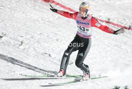 11.02.2009, Klingenthal, Germany (GER): Jakub Janda (CZE), Elan   - FIS world cup ski jumping, individual HS140, Klingenthal (GER). www.nordicfocus.com. © Domanski/NordicFocus. Every downloaded picture is fee-liable.