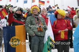 11.02.2009, Klingenthal, Germany (GER): Fans - FIS world cup ski jumping, individual HS140, Klingenthal (GER). www.nordicfocus.com. © Lange/NordicFocus. Every downloaded picture is fee-liable.