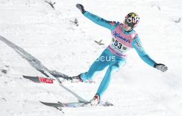 11.02.2009, Klingenthal, Germany (GER): Matti Hautamaeki (FIN), Atomic  - FIS world cup ski jumping, individual HS140, Klingenthal (GER). www.nordicfocus.com. © Domanski/NordicFocus. Every downloaded picture is fee-liable.