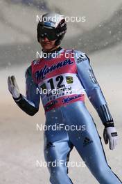 11.02.2009, Klingenthal, Germany (GER): Nikolay Karpenko (KAZ), Fischer - FIS world cup ski jumping, individual HS140, Klingenthal (GER). www.nordicfocus.com. © Lange/NordicFocus. Every downloaded picture is fee-liable.