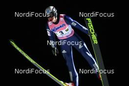 11.02.2009, Klingenthal, Germany (GER): Alexey Korolev (KAZ), Fischer - FIS world cup ski jumping, individual HS140, Klingenthal (GER). www.nordicfocus.com. © Lange/NordicFocus. Every downloaded picture is fee-liable.