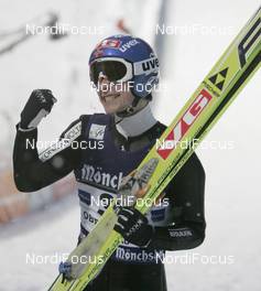 14.02.2009, Oberstdorf, Germany (GER): Anders Jacobsen (NOR), Fischer - FIS world cup ski jumping, individual HS213, Oberstdorf (GER). www.nordicfocus.com. © Furtner/NordicFocus. Every downloaded picture is fee-liable.