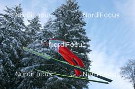 20.12.2009, Engelberg, Switzerland (SUI): Sebastian Colloredo (ITA), Fischer - FIS world cup ski jumping, individual HS137, Engelberg (SUI). www.nordicfocus.com. © Manzoni/NordicFocus. Every downloaded picture is fee-liable.