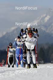 01.02.2009, Oberammergau, Germany (GER): racing with panoramic view - Worldloppet Koenig Ludwig Lauf, Oberammergau (GER). www.nordicfocus.com. © Felgenhauer/NordicFocus. Every downloaded picture is fee-liable.