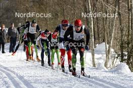 01.02.2009, Oberammergau, Germany (GER): Jerry Ahrlin (SWE), Madshus, One Way, leading the group - Worldloppet Koenig Ludwig Lauf, Oberammergau (GER). www.nordicfocus.com. © Felgenhauer/NordicFocus. Every downloaded picture is fee-liable.
