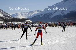 08.03.2009, Scuol, Switzerland (SUI): men's start  - Worldloppet FMC, Engadin, Scuol (SUI). www.nordicfocus.com. © Felgenhauer/NordicFocus. Every downloaded picture is fee-liable.