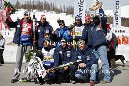 08.03.2009, Scuol, Switzerland (SUI): italien team of Marco Cattaneo (ITA), Swix, Ski Trab, Rudy Project  - Worldloppet FMC, Engadin, Scuol (SUI). www.nordicfocus.com. © Felgenhauer/NordicFocus. Every downloaded picture is fee-liable.