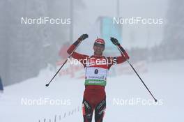 10.01.2010, Oberhof, Germany (GER): Ole Einar Bjoerndalen (NOR), Madshus, Rottefella, Odlo - IBU world cup biathlon, mass men, Oberhof (GER). www.nordicfocus.com. © Manzoni/NordicFocus. Every downloaded picture is fee-liable.