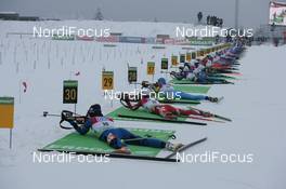 10.01.2010, Oberhof, Germany (GER): 1st Shooting  - IBU world cup biathlon, mass women, Oberhof (GER). www.nordicfocus.com. © Trienitz/NordicFocus. Every downloaded picture is fee-liable.