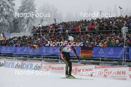 10.01.2010, Oberhof, Germany (GER): Simone Hauswald (GER), Fischer, Rottefella, Exel, adidas, Toko  - IBU world cup biathlon, mass women, Oberhof (GER). www.nordicfocus.com. © Trienitz/NordicFocus. Every downloaded picture is fee-liable.