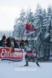 07.01.2010, Oberhof, Germany (GER): Ilmars Bricis (LAT), Madshus, Rottefella - IBU world cup biathlon, relay men, Oberhof (GER). www.nordicfocus.com. © Trienitz/NordicFocus. Every downloaded picture is fee-liable.