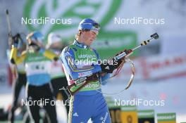 07.01.2010, Oberhof, Germany (GER): Ted Armgren (SWE) - IBU world cup biathlon, relay men, Oberhof (GER). www.nordicfocus.com. © Trienitz/NordicFocus. Every downloaded picture is fee-liable.