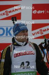 09.01.2010, Oberhof, Germany (GER): Michael Greis (GER), Madshus, Rottefella, Exel, adidas  - IBU world cup biathlon, sprint men, Oberhof (GER). www.nordicfocus.com. © Trienitz/NordicFocus. Every downloaded picture is fee-liable.