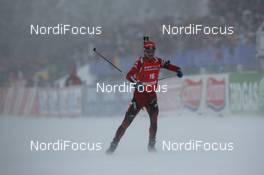 09.01.2010, Oberhof, Germany (GER): Ole Einar Bjoerndalen (NOR), Madshus, Rottefella, Odlo  - IBU world cup biathlon, sprint men, Oberhof (GER). www.nordicfocus.com. © Trienitz/NordicFocus. Every downloaded picture is fee-liable.