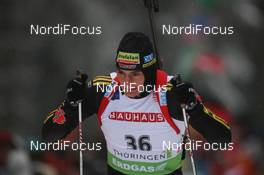09.01.2010, Oberhof, Germany (GER): Christoph Stephan (GER), Fischer, Rottefella, Alpina, Swix, adidas, Toko - IBU world cup biathlon, sprint men, Oberhof (GER). www.nordicfocus.com. © Manzoni/NordicFocus. Every downloaded picture is fee-liable.