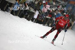 09.01.2010, Oberhof, Germany (GER): Ole Einar Bjoerndalen (NOR), Madshus, Rottefella, Odlo - IBU world cup biathlon, sprint men, Oberhof (GER). www.nordicfocus.com. © Manzoni/NordicFocus. Every downloaded picture is fee-liable.