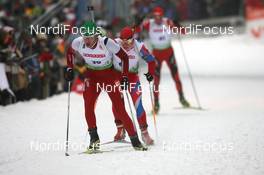 09.01.2010, Oberhof, Germany (GER): Simon Eder (AUT), Fischer, Rottefella, Swix - IBU world cup biathlon, sprint men, Oberhof (GER). www.nordicfocus.com. © Manzoni/NordicFocus. Every downloaded picture is fee-liable.