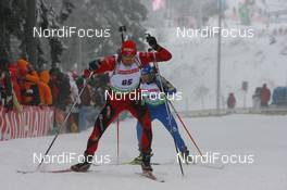 09.01.2010, Oberhof, Germany (GER): Halvard Hanevold (NOR), Madshus, Rottefella, Swix, Odlo - IBU world cup biathlon, sprint men, Oberhof (GER). www.nordicfocus.com. © Manzoni/NordicFocus. Every downloaded picture is fee-liable.