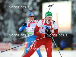 16.01.2010, Ruhpolding, Germany (GER): Simon Eder (AUT), Fischer, Rottefella  - IBU world cup biathlon, mass men, Ruhpolding (GER). www.nordicfocus.com. © Felgenhauer/NordicFocus. Every downloaded picture is fee-liable.