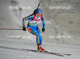 15.01.2010, Ruhpolding, Germany (GER): Anna Carin Olofsson (SWE), Madshus, Rottefella, Leki, adidas  - IBU world cup biathlon, relay women, Ruhpolding (GER). www.nordicfocus.com. © Felgenhauer/NordicFocus. Every downloaded picture is fee-liable.