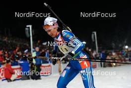 15.01.2010, Ruhpolding, Germany (GER): Olga Medvedtseva (RUS), Madshus, Rottefella, adidas  - IBU world cup biathlon, relay women, Ruhpolding (GER). www.nordicfocus.com. © Felgenhauer/NordicFocus. Every downloaded picture is fee-liable.