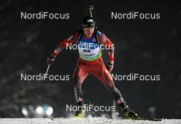 14.01.2010, Ruhpolding, Germany (GER): Marc-Andre Bedard (CAN), Fischer, Swix  - IBU world cup biathlon, sprint men, Ruhpolding (GER). www.nordicfocus.com. © Felgenhauer/NordicFocus. Every downloaded picture is fee-liable.