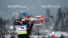 14.01.2010, Ruhpolding, Germany (GER): Andreas Birnbacher (GER), Fischer, Rottefella, Alpina, Leki, adidas  - IBU world cup biathlon, sprint men, Ruhpolding (GER). www.nordicfocus.com. © Felgenhauer/NordicFocus. Every downloaded picture is fee-liable.