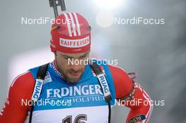 14.01.2010, Ruhpolding, Germany (GER): Simon Hallenbarter (SUI), Madshus, Rottefella, KV+, adidas  - IBU world cup biathlon, sprint men, Ruhpolding (GER). www.nordicfocus.com. © Felgenhauer/NordicFocus. Every downloaded picture is fee-liable.