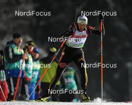 13.01.2010, Ruhpolding, Germany (GER): Simone Hauswald (GER), Fischer, Rottefella, Exel, adidas, Toko  - IBU world cup biathlon, sprint women, Ruhpolding (GER). www.nordicfocus.com. © Felgenhauer/NordicFocus. Every downloaded picture is fee-liable.