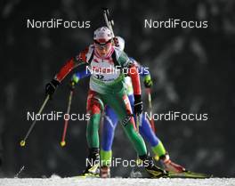 13.01.2010, Ruhpolding, Germany (GER): Nadezhda Skardino (BLR), Fischer, Rottefella  - IBU world cup biathlon, sprint women, Ruhpolding (GER). www.nordicfocus.com. © Felgenhauer/NordicFocus. Every downloaded picture is fee-liable.