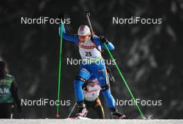 13.01.2010, Ruhpolding, Germany (GER): Anna Boulygina (RUS), Madshus, Exel, adidas  - IBU world cup biathlon, sprint women, Ruhpolding (GER). www.nordicfocus.com. © Felgenhauer/NordicFocus. Every downloaded picture is fee-liable.