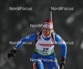13.01.2010, Ruhpolding, Germany (GER): Iana Romanova (RUS), Madshus, Rottefella, adidas  - IBU world cup biathlon, sprint women, Ruhpolding (GER). www.nordicfocus.com. © Felgenhauer/NordicFocus. Every downloaded picture is fee-liable.